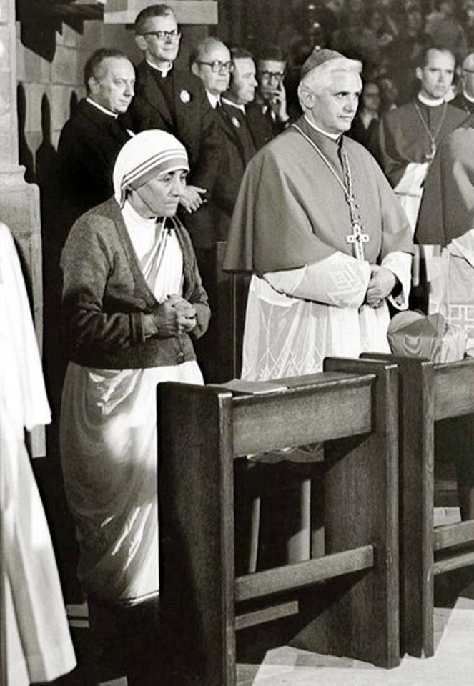 with Mother Teresa