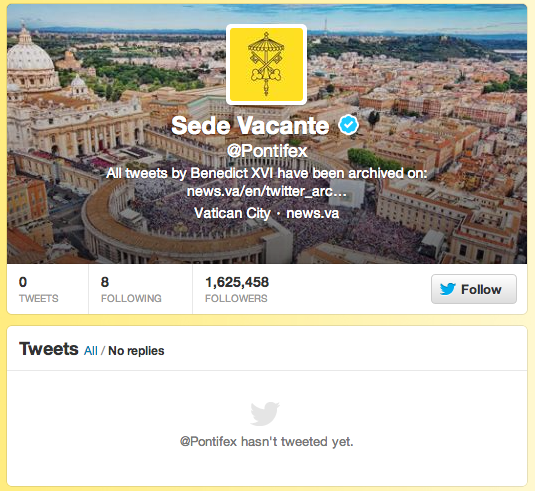 His Tweets have been archived. :'(
